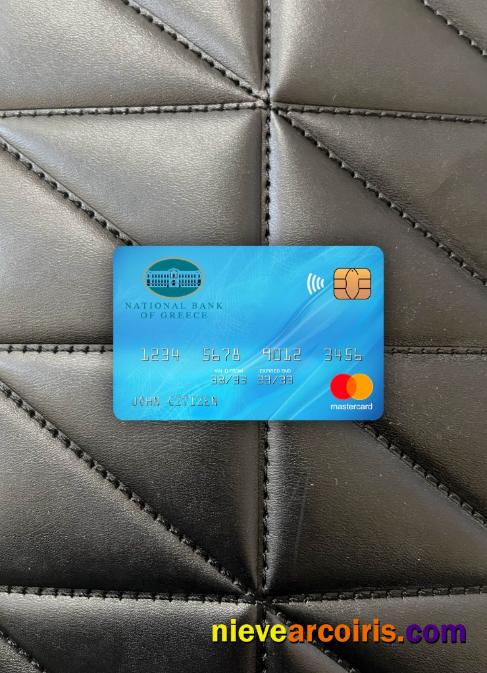 Greece National Bank mastercard photolook